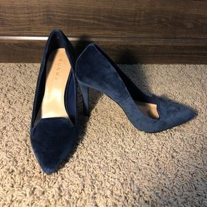 Lauren Conrad Blue Suede Pumps